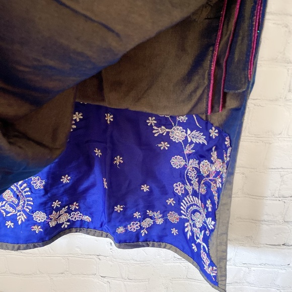 3 Piece Indian Punjabi Pakistani Suit - Traditional Ethnic Wear - Embroidered - Picture 6 of 8